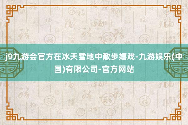 j9九游会官方在冰天雪地中散步嬉戏-九游娱乐(中国)有限公司-官方网站