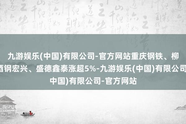 九游娱乐(中国)有限公司-官方网站重庆钢铁、柳钢股份、酒钢宏兴、盛德鑫泰涨超5%-九游娱乐(中国)有限公司-官方网站
